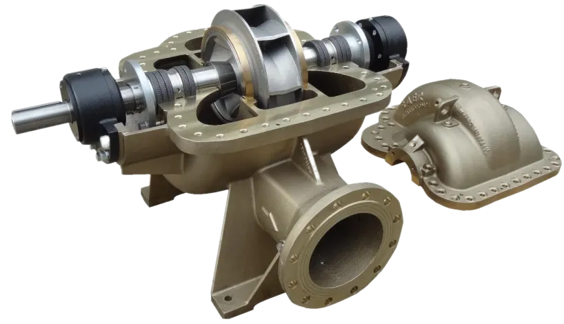 SKD bronze impeller detail view