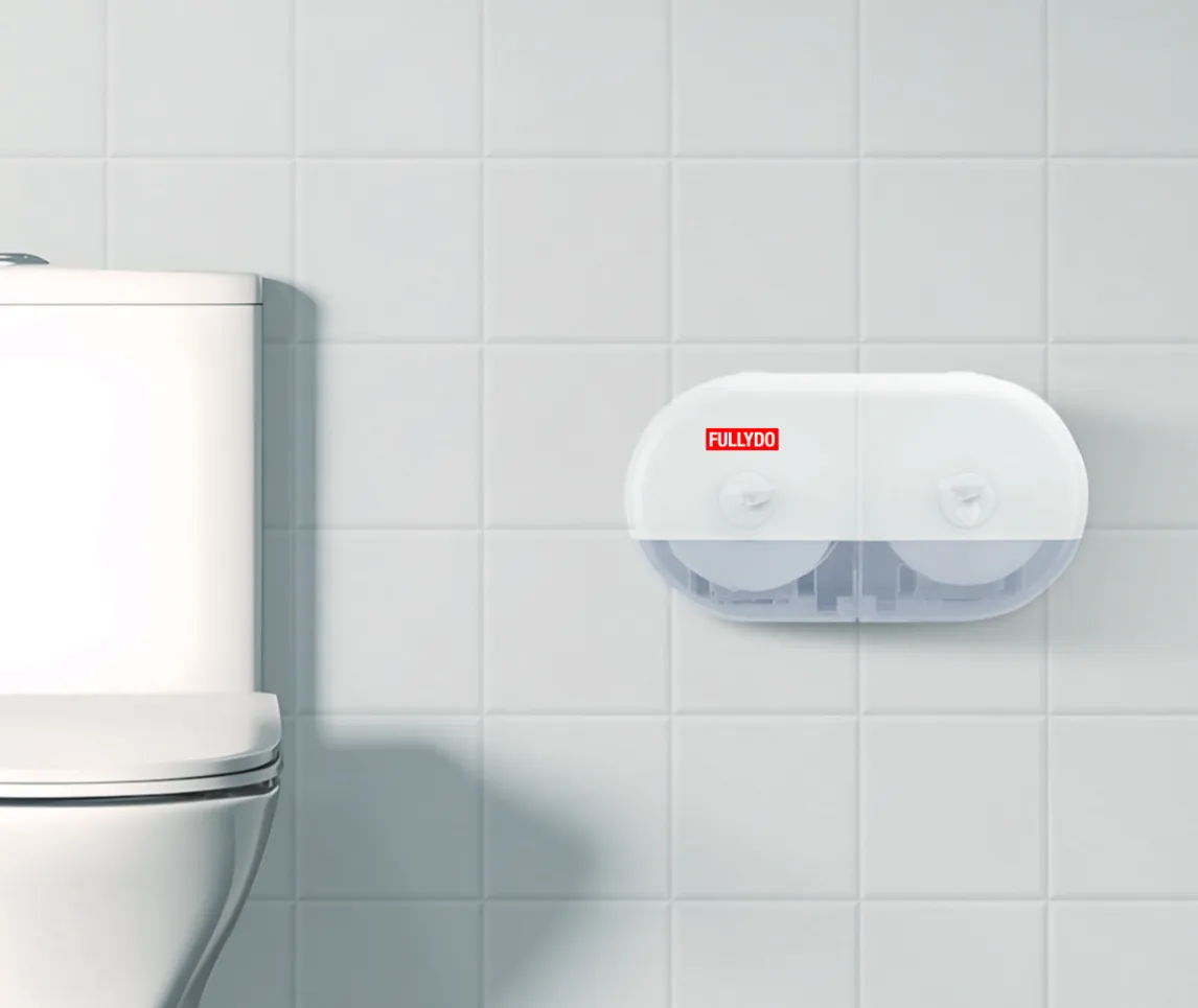 Dual-roll center-pull toilet paper