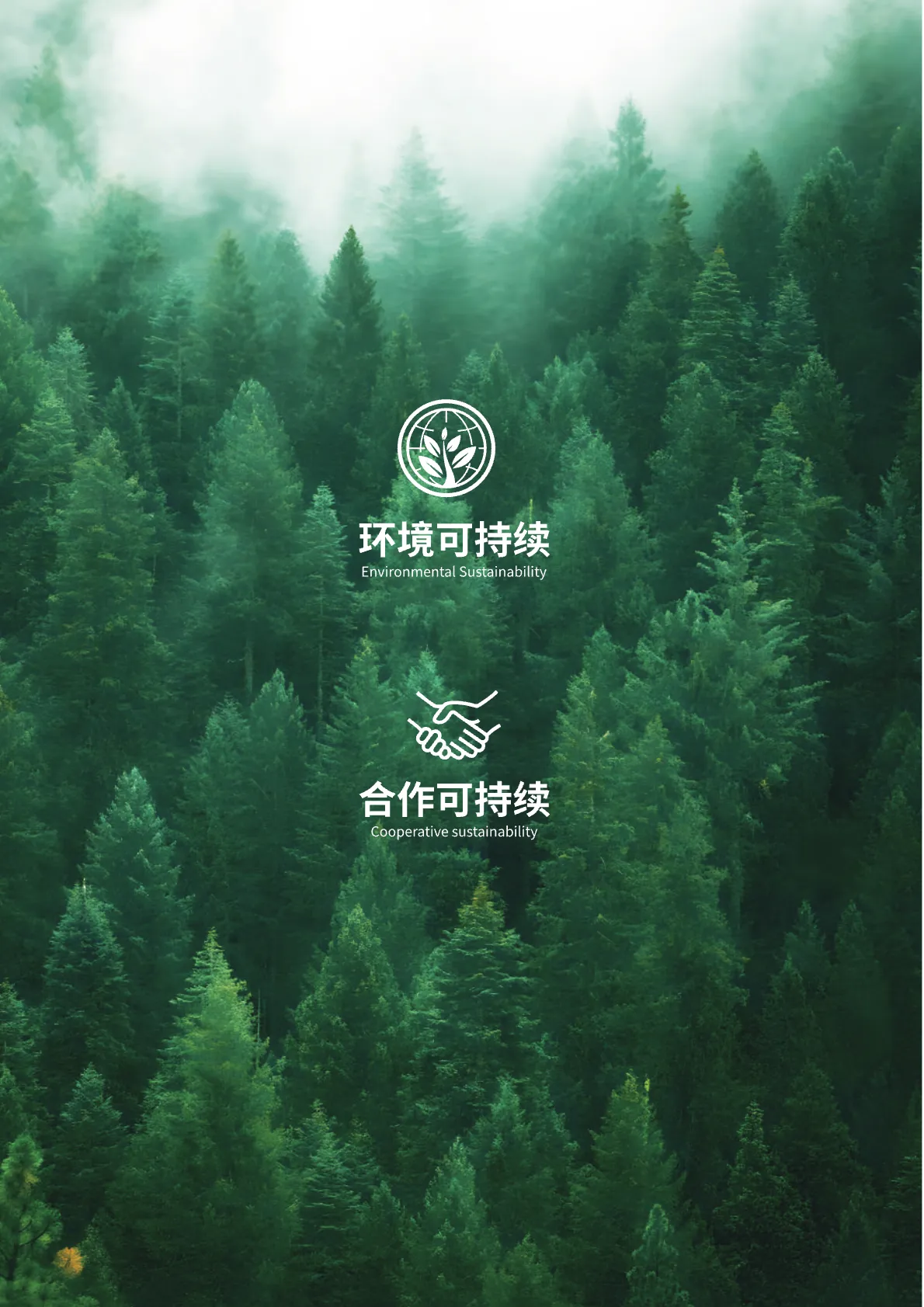 Sustainability message