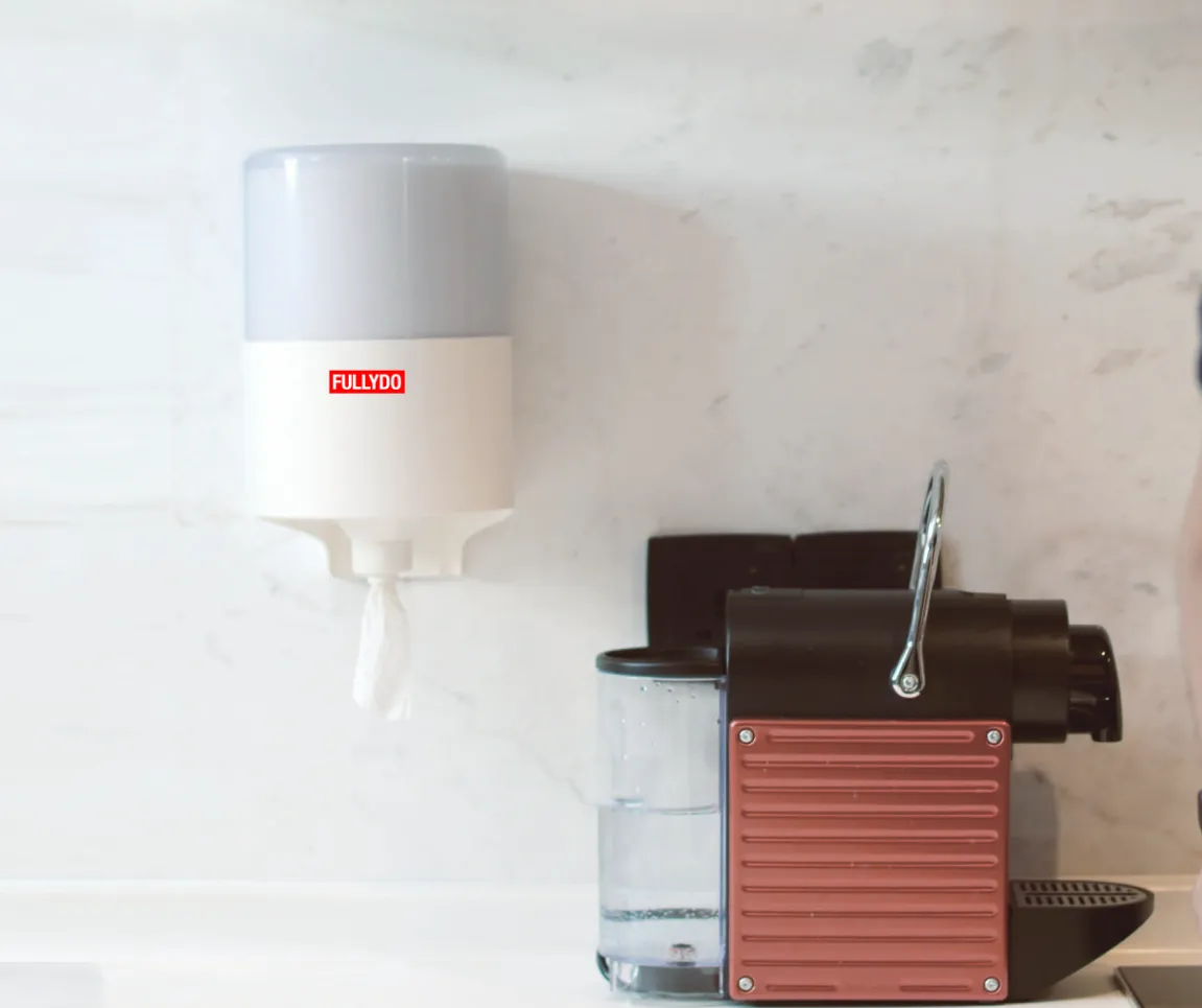 Pull-down center-pull kitchen paper