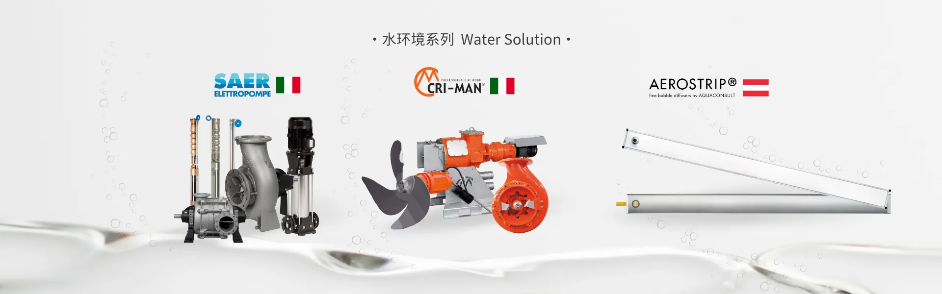 首页轮播图Water Solution