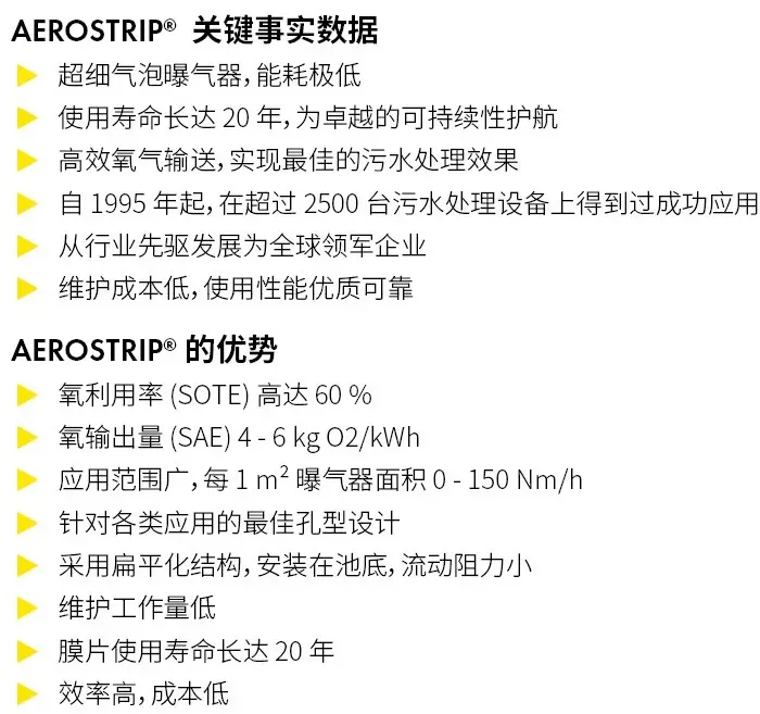 来自奥地利的"AEROSTRIP埃斯普"超细气泡板条式曝气器——曝气系统的革新之选！